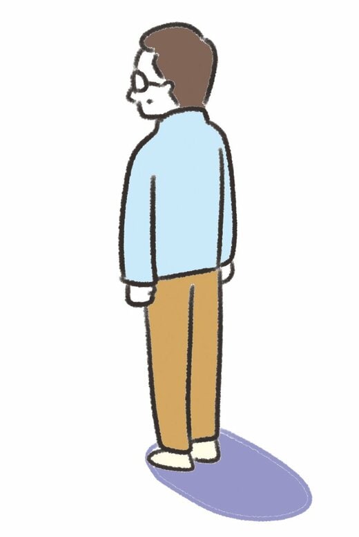拗ねる男性