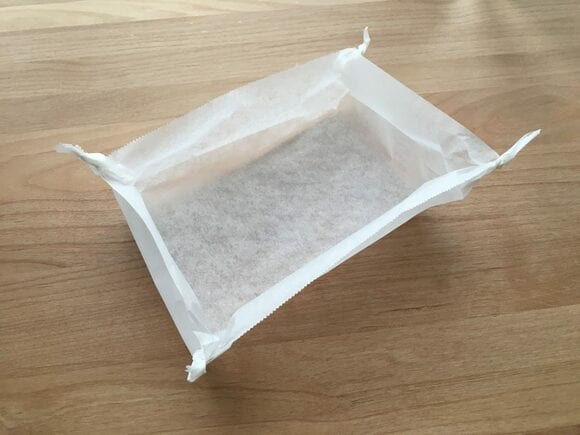 クッキングシートの型