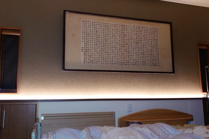 寝室の間接照明