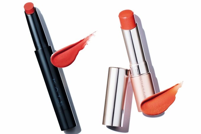＜左から＞ケイト リップモンスター ツヤバース、オペラ グロウリップティント