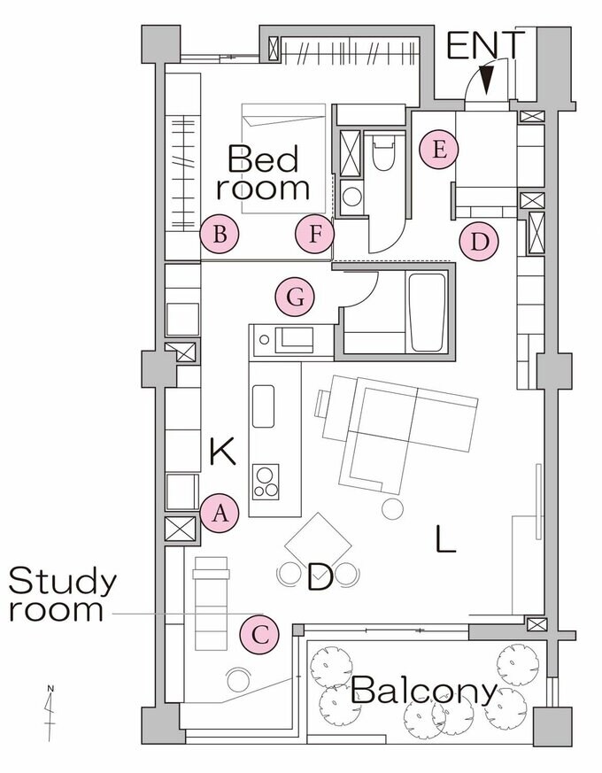 リノベーション後の間取り