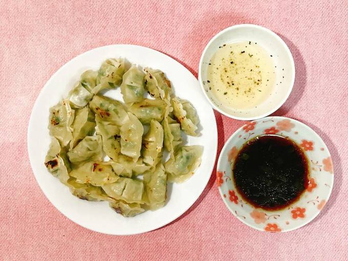 bibigo水餃子調理後