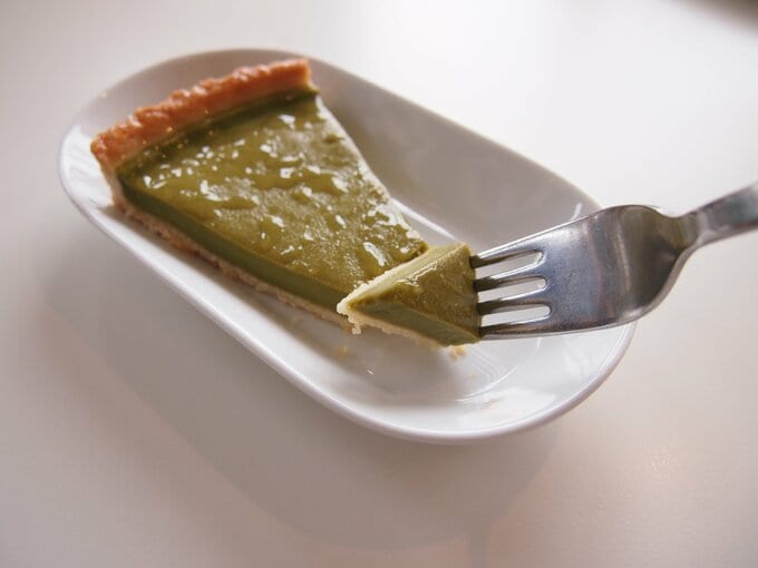 抹茶タルト中身