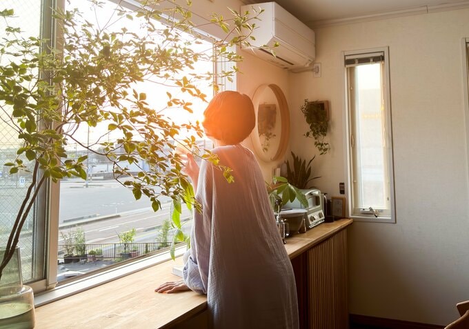 貴重な朝のひとり時間で、好きなことをゆったり楽しんでいます