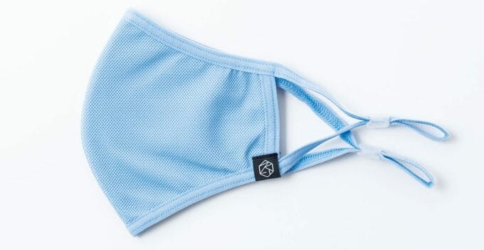 メッシュマスク水色