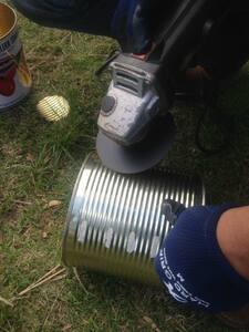 トマト缶で作れるロケットコンロ