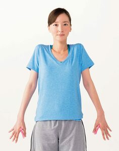 肩に力を入れない