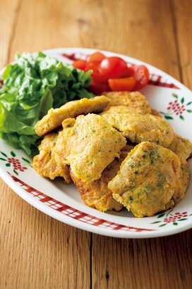 しっとり鶏胸肉のピカタ。おからパウダーをつかってヘルシーに