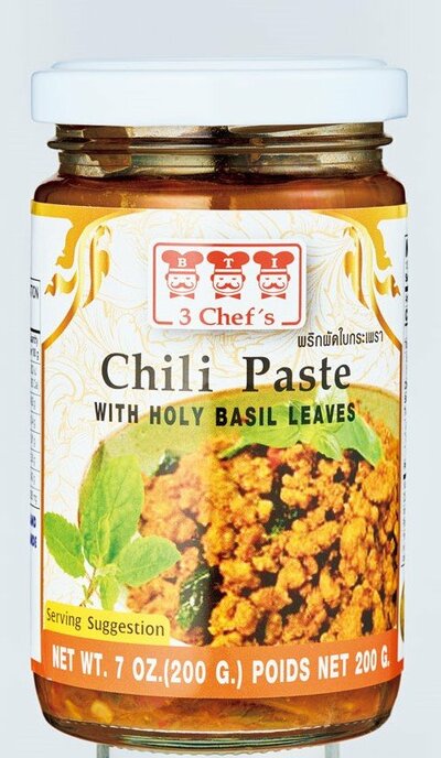 スリーシェフホーリーバジルチリペースト