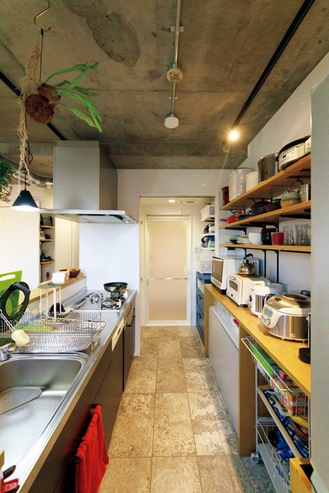 キッチンの通路