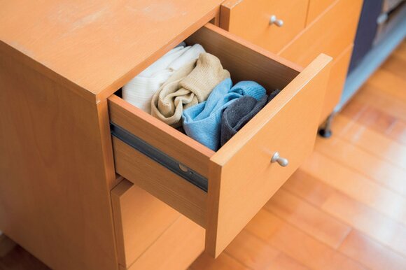 靴下引き出しに