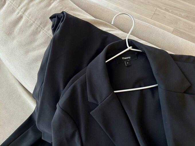 実際に着ているスーツ