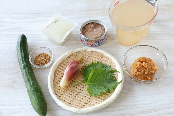 キュウリやミョウガなど