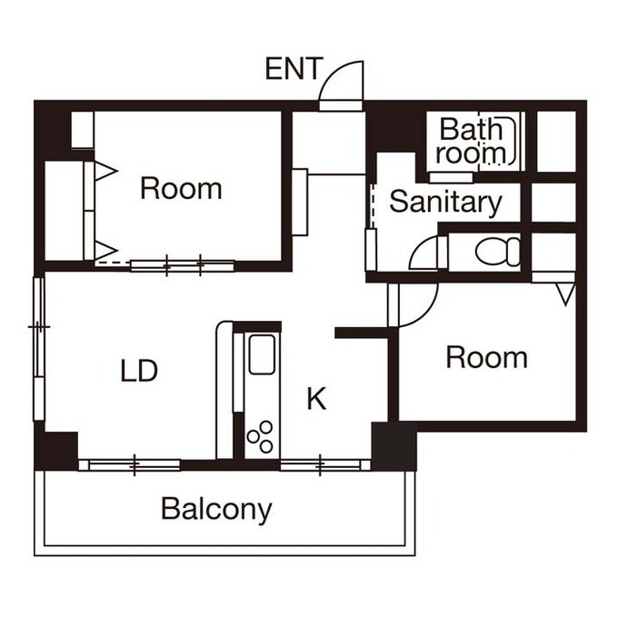 リノベーション後の間取り図