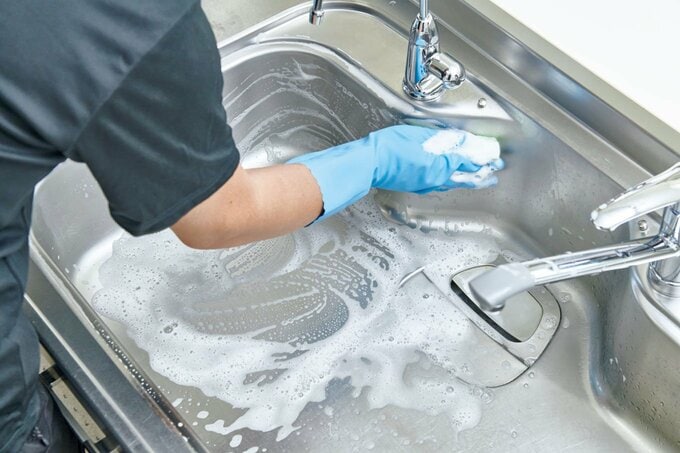 クレンザーでそうじ