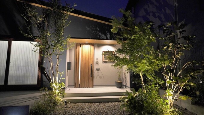 玄関の人感センサー