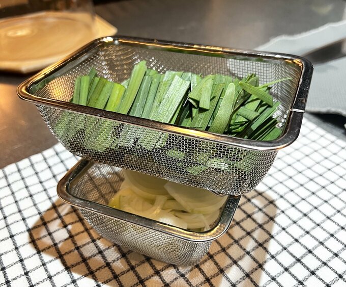 お気に入りの長方形のザル