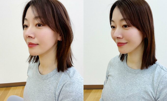 左：BEFORE、右：AFTER