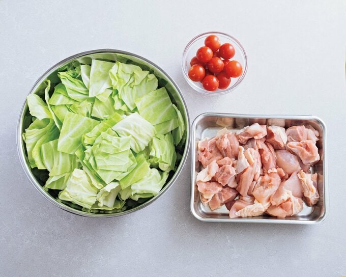 キャベツトマトお肉