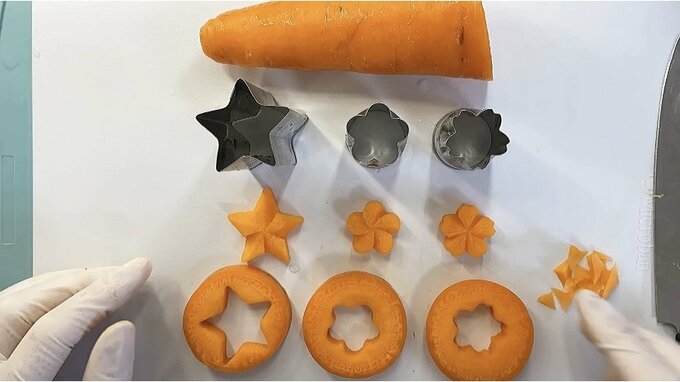 完成したニンジン