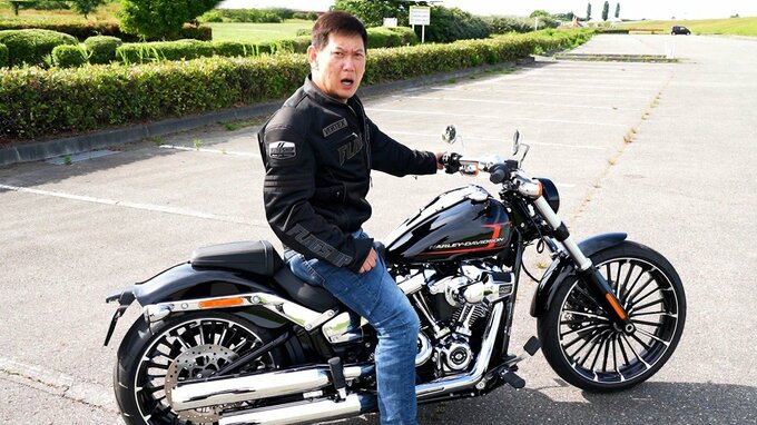 お父さんとバイク