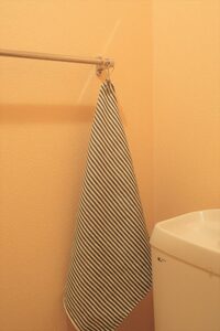 トイレの手ふきは麻素材