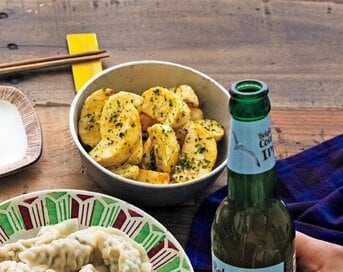 最強のおつまみ、のり塩ポテト。カリホクでビールが止まらない