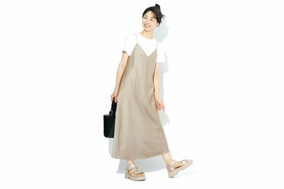 老けない「ワンピースコーデ」は、配色がカギ！ワントーン＆甘辛でまとめれば、こなれ感抜群