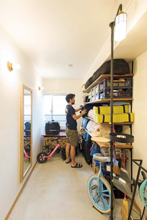 広々とした玄関土間