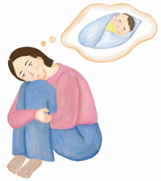 妊活悩みイラスト