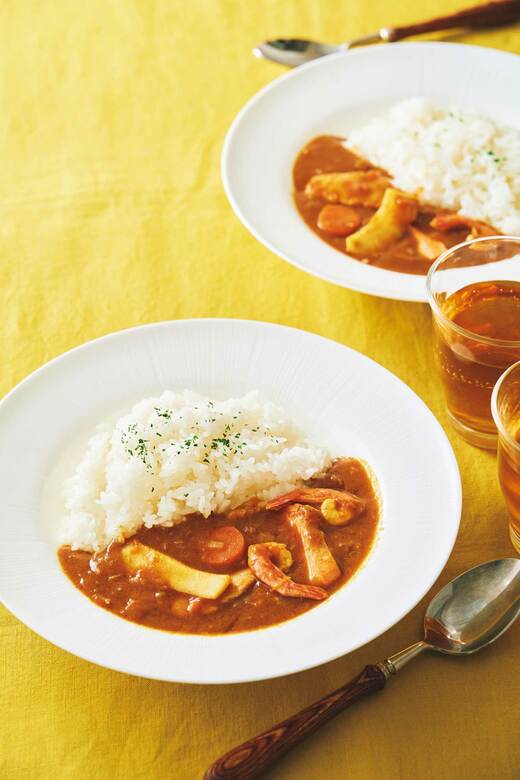 憧れのシーフードカレー