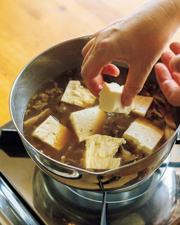 お鍋にお豆腐
