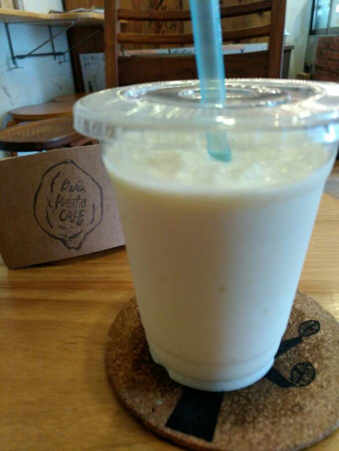 スイートポテトを使ったシェイク