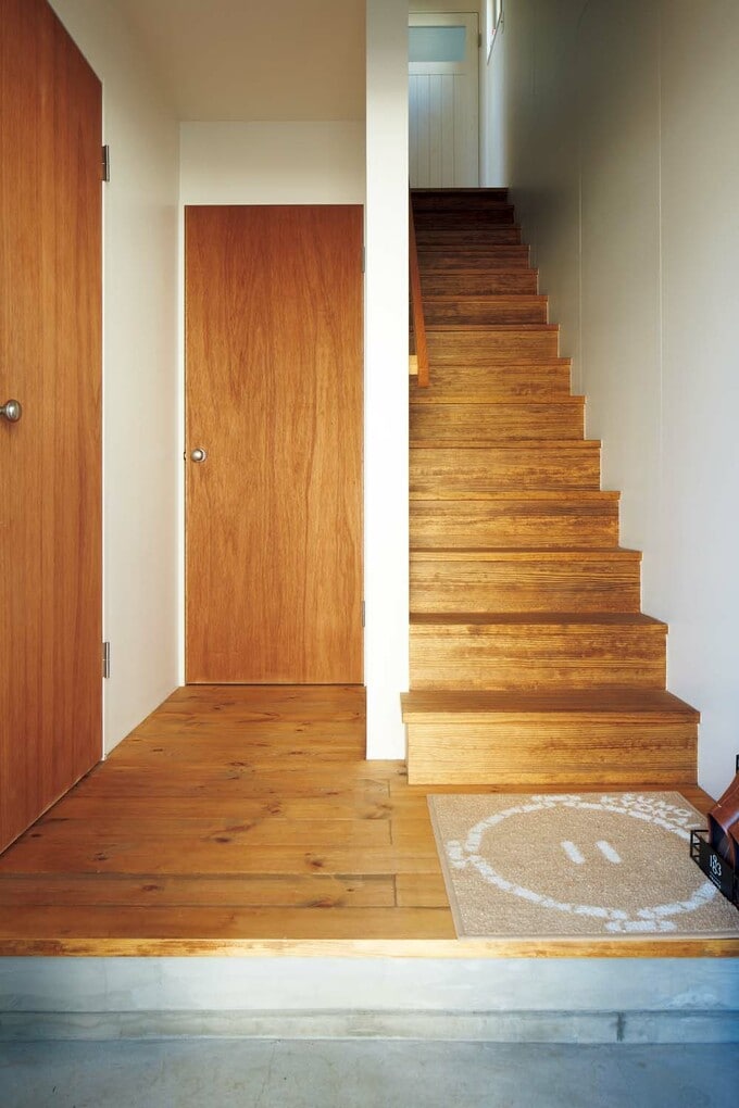 住居部分の玄関