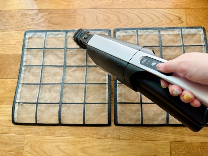 エアコンフィルター掃除