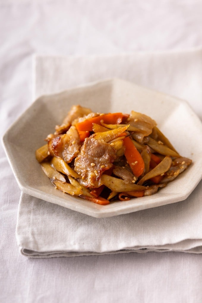 豚バラきんぴら