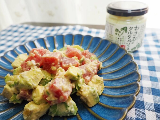 わさびのタルタルソースと料理