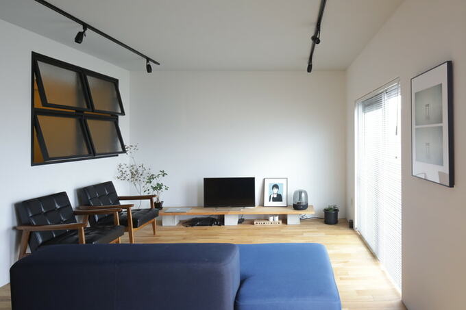 来客時もくつろげる広いリビング