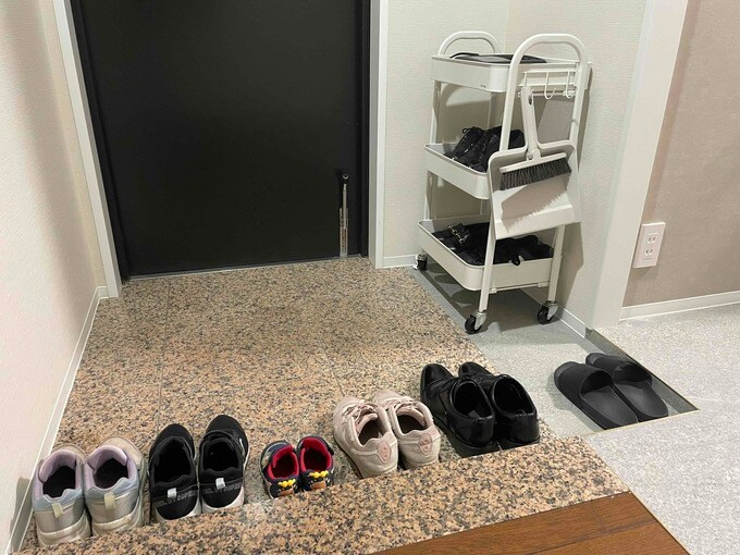 高橋さん宅の玄関