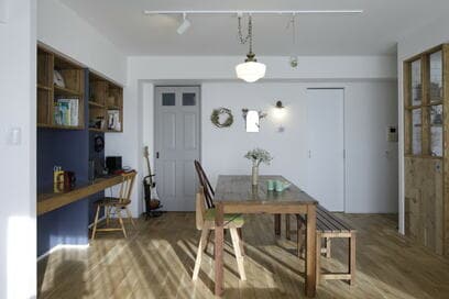 【マンションリノベ事例】ファミリークロゼット&つながるLDKで団らんが楽しい家