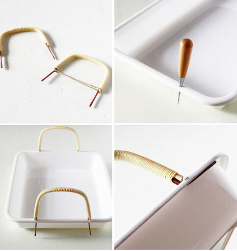 持ち手付きトレー