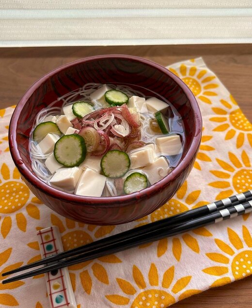 写真：そうめん豆腐
