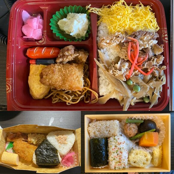 ホテルで支給されたお弁当