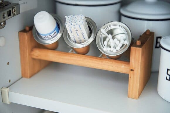 マスキングテープホルダーを薬入れに