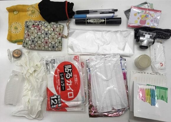 防災ポーチ中身