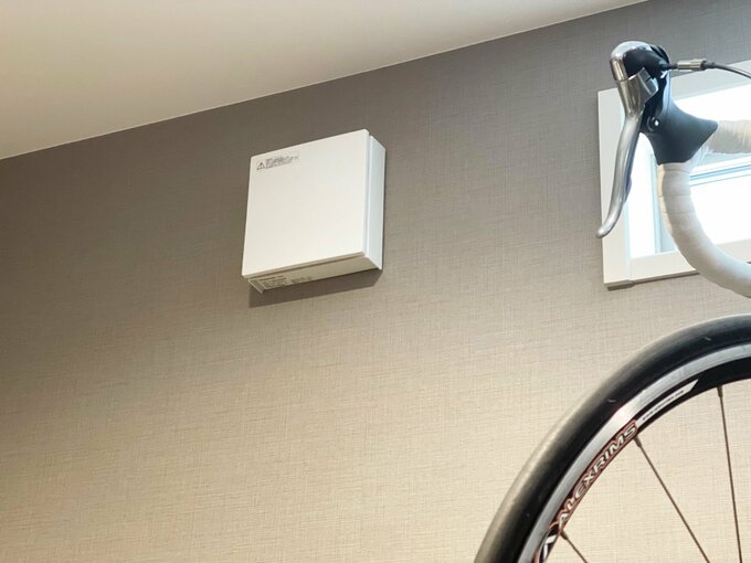 土間収納にある換気扇