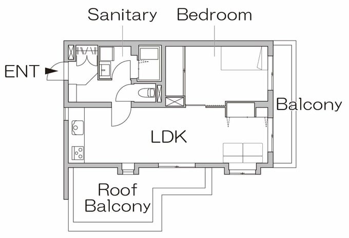 リノベーション前の間取り