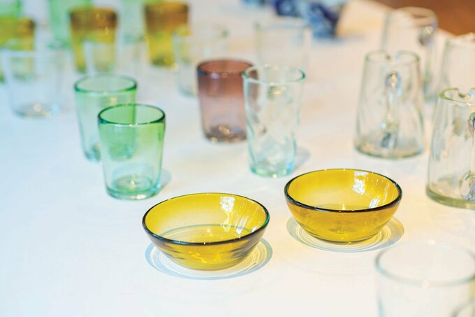 琉球ガラスのグラスや器