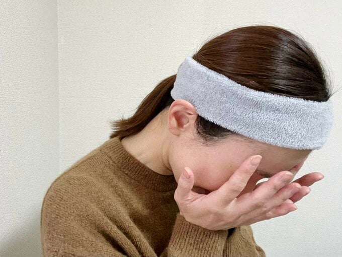 洗顔しているとき