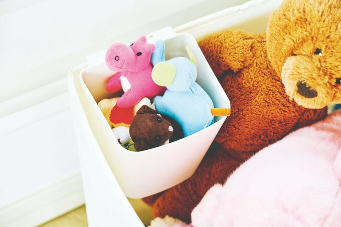 スクッブ ボックス ホワイトとスンネルスタ 小物入れ ホワイト